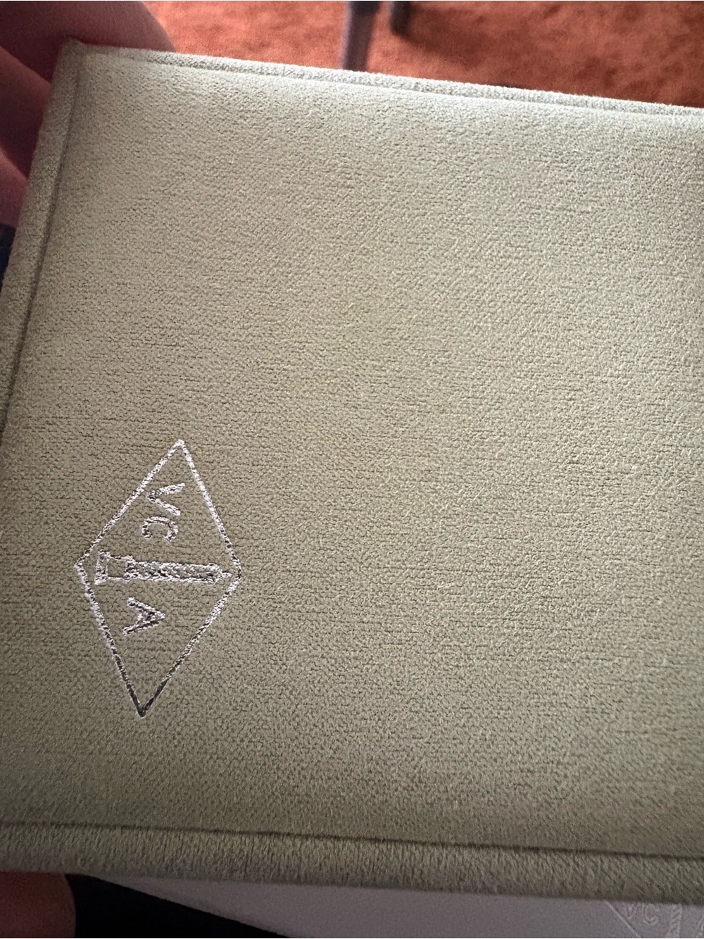 Van Cleef & Arpels Cream Signature Jewelry Box